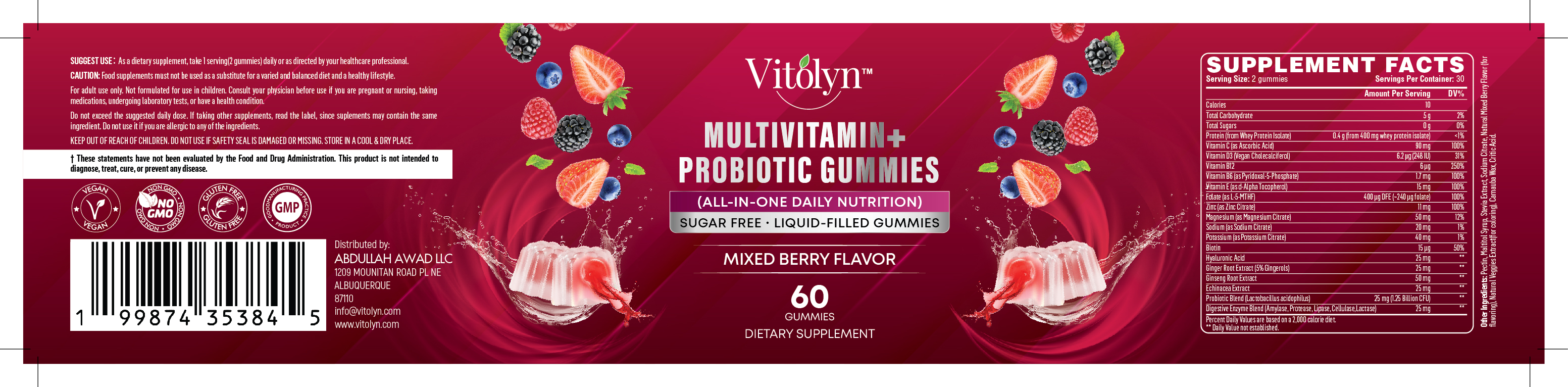 PRO-NUTRITION Label Design